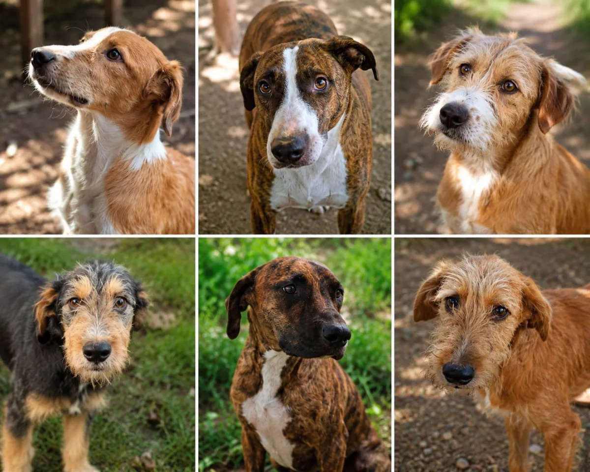 Yuma, Barbucha, Bigotes, Tornadito, Indio y Carmela